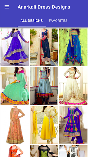 Anarkali Dress Designs Screenshot 2