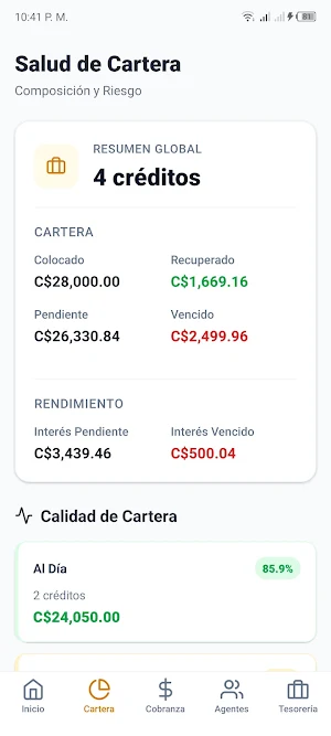 Financer Manager Screenshot 1