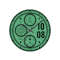 Solid Dark Green For Wear OS