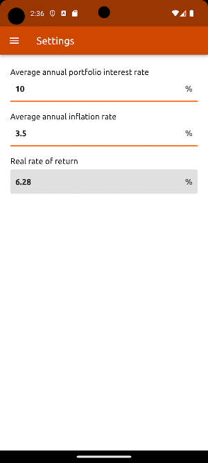 FIRE Calculator | Bonfire Screenshot 2