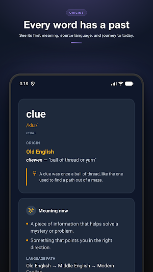 Etymology: Word Origins Screenshot 0