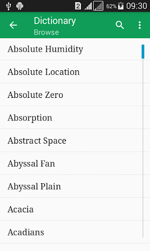 Geography Dictionary Offline Screenshot 0