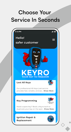Keyro locksmith Screenshot 1