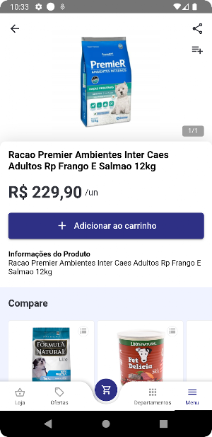 Patas e Pelos Pet Store Screenshot 2