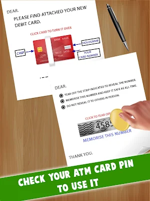 Bank ATM Learning Simulator - ATM Cashier Machine Screenshot 2