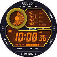 CELEST5536 Retro Digital Watch