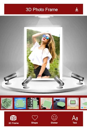 3D Photo Frame : Photo Editor Screenshot 2