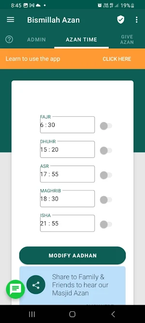 BismillahAzan Screenshot 1
