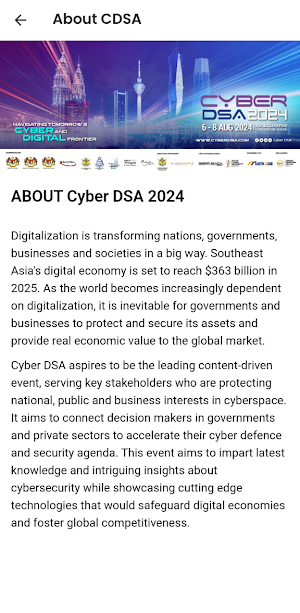 CyberDSA Connect Screenshot 2