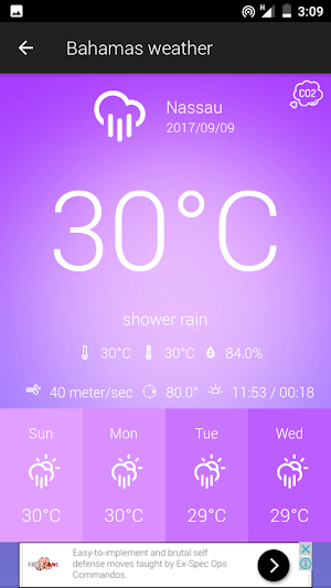 Bahamas Weather Screenshot 3