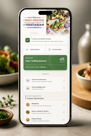 High Protein Vegetarian Food Screenshot 1