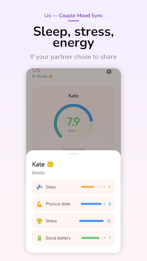 Us: Couple Mood & Cycle Sync Screenshot 2