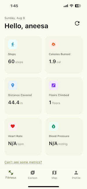 CarbonTracker Screenshot 2