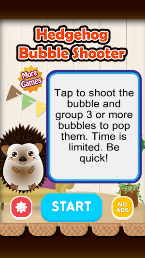 Hedgehog Bubble Shooter Screenshot 0