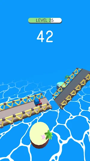 Risky Rider : Extreme Car Bridge Driving Screenshot 0
