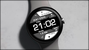 Digital Fnx356 Watch Face Screenshot 0
