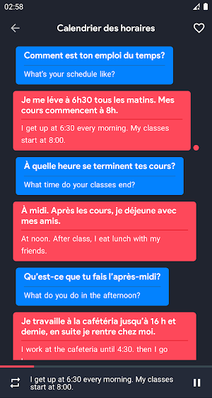 French Conversations - French Practice Screenshot 1