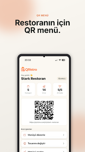 QRistro: QR Menü Screenshot 0