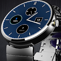 Navy Blue Watch Face