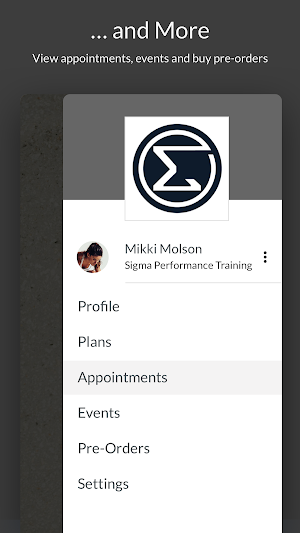Sigma Performance Training Screenshot 3