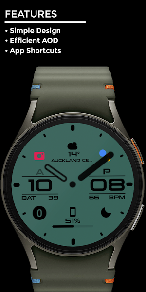 Night ver 44 - watch face Screenshot 1