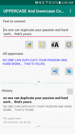 UPPERCASE And lowercase Converter Screenshot 2