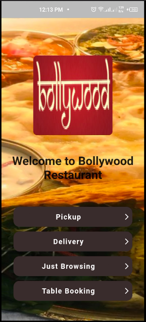 Bollywood Restaurant Screenshot 0