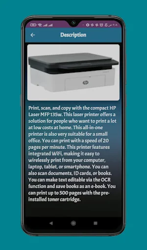 HP LaserJet MFP 135W Guide Screenshot 1