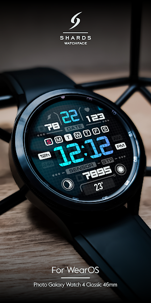 SH024 Watch Face, WearOS watch Screenshot 3