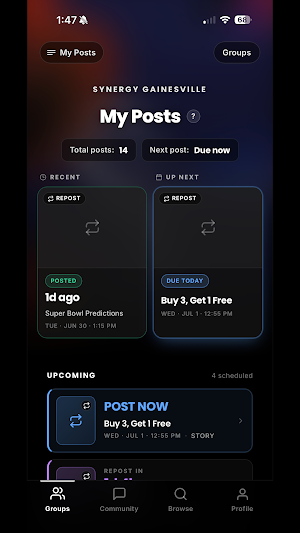 Synergy - Promote Events Screenshot 3
