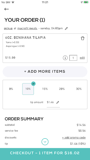 Macrofit Meal Prep Screenshot 3