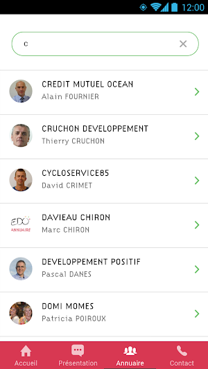EDO Annuaire Screenshot 2