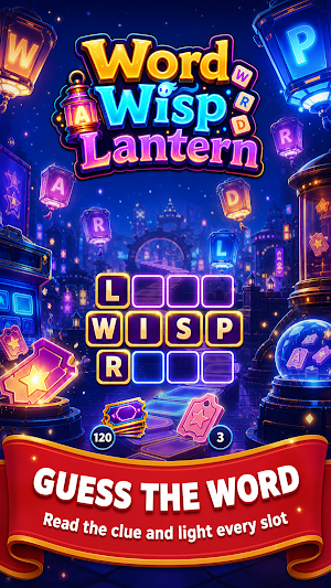 Word Wisp Lantern: Puzzle Screenshot 0