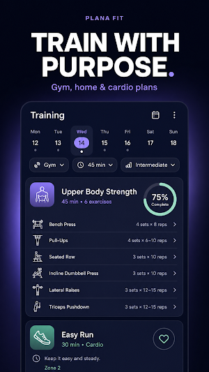 PlanaFit: Workout & Cardio AI Screenshot 2