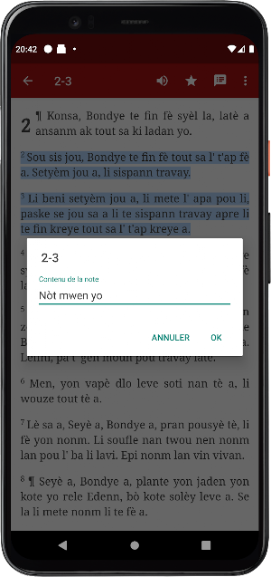 Bible Haitian Creole Version Screenshot 2
