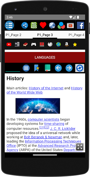 Internet - History Screenshot 3