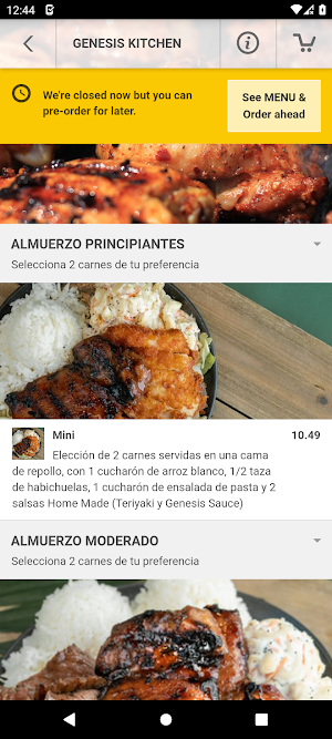 Genesis Kitchen Screenshot 2