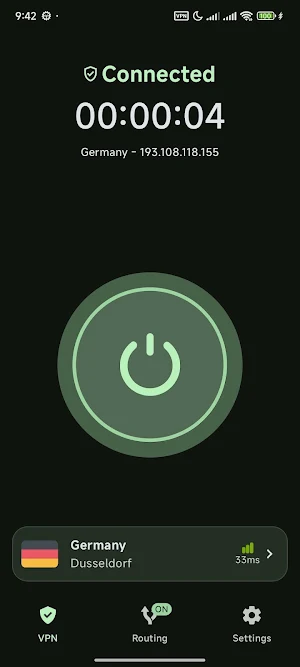 AmosVPN - Fast VPN that works Screenshot 1