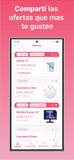 CatitaOfertas: Descuentos Screenshot 1