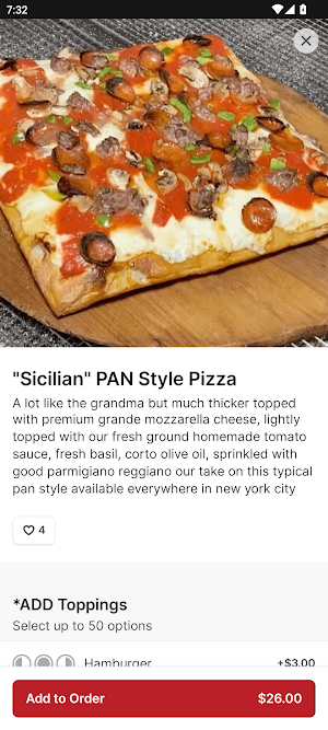Casa Pizzeria To Go Screenshot 2