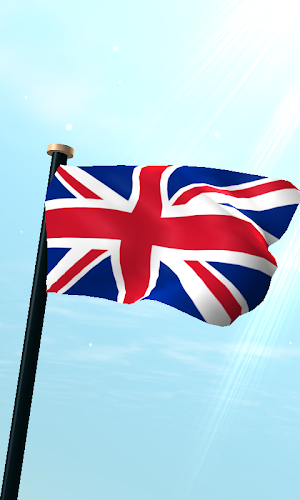 UK Flag 3D Free Live Wallpaper Screenshot 0