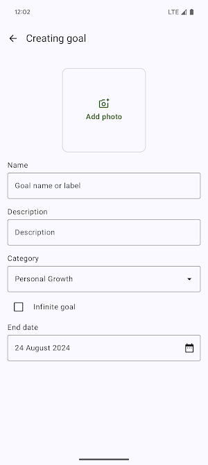 Goal Planner Screenshot 3