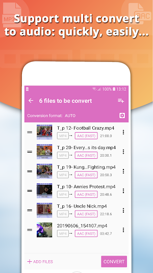 Video to MP3 Converter - Audio Cutter & Merger Screenshot 2