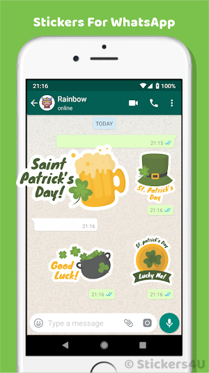 St. Patrick's Day Stickers (1) Screenshot 0