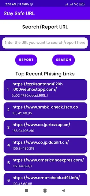 Stay Safe URL Screenshot 0