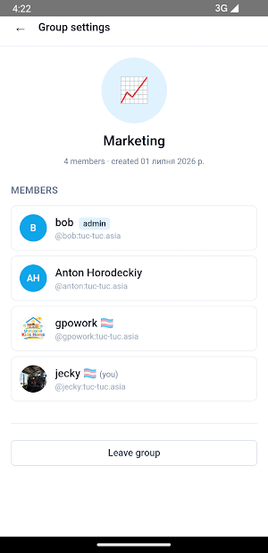 Tuc-Tuc: Business Messenger Screenshot 1