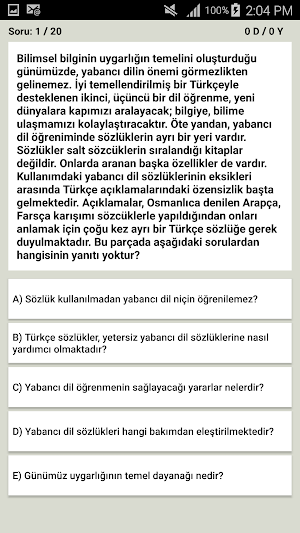 Paragraf Soru Bankası - KPSS, TYT, AYT, DGS, ALES Screenshot 2