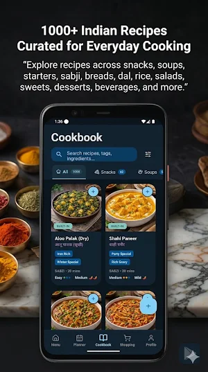 Reciplan - Indian Meal Planner Screenshot 3