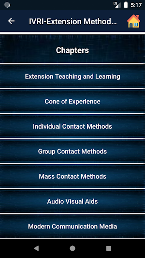 IVRI-Extension Methods Tutorial Quiz App Screenshot 3