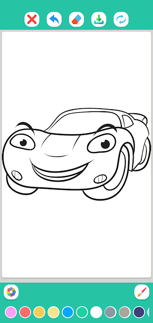 Car Coloring Book Screenshot 3